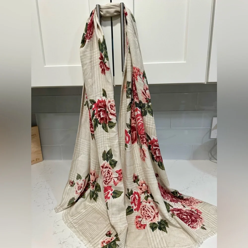 Max Studio Floral Scarf 71